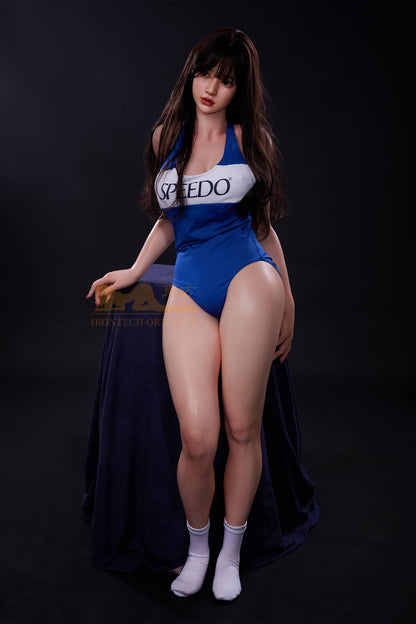 IronTech 161cm (5ft2") Sensual Gymnast Oriental Series Silicone Sex Doll - E-Cup - Evie