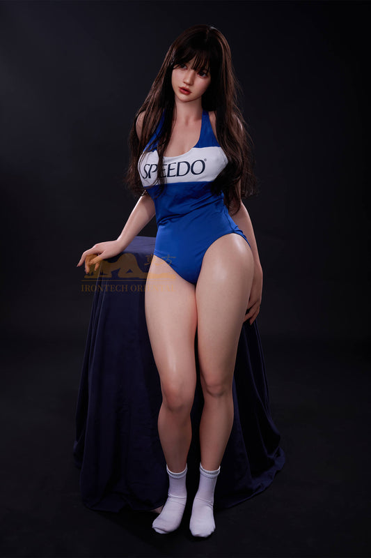 IronTech 161cm (5ft2") Sensual Gymnast Oriental Series Silicone Sex Doll - E-Cup - Evie