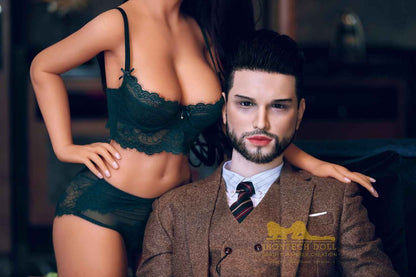 IronTech 162cm (5ft4') Fine Eligible Bachelor with Silicone Head Male Sex Doll- Zayn