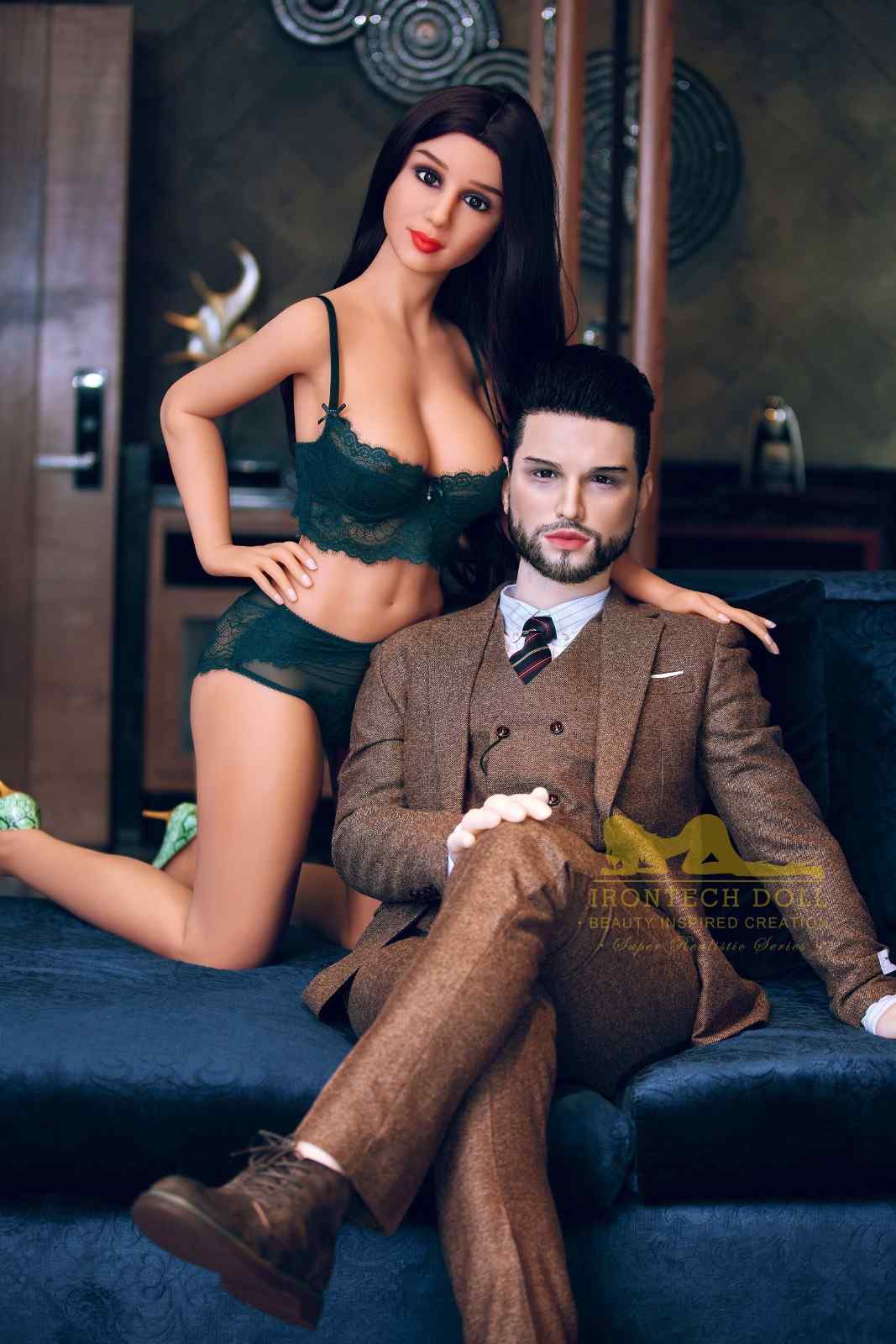 IronTech 162cm (5ft4') Fine Eligible Bachelor with Silicone Head Male Sex Doll- Zayn