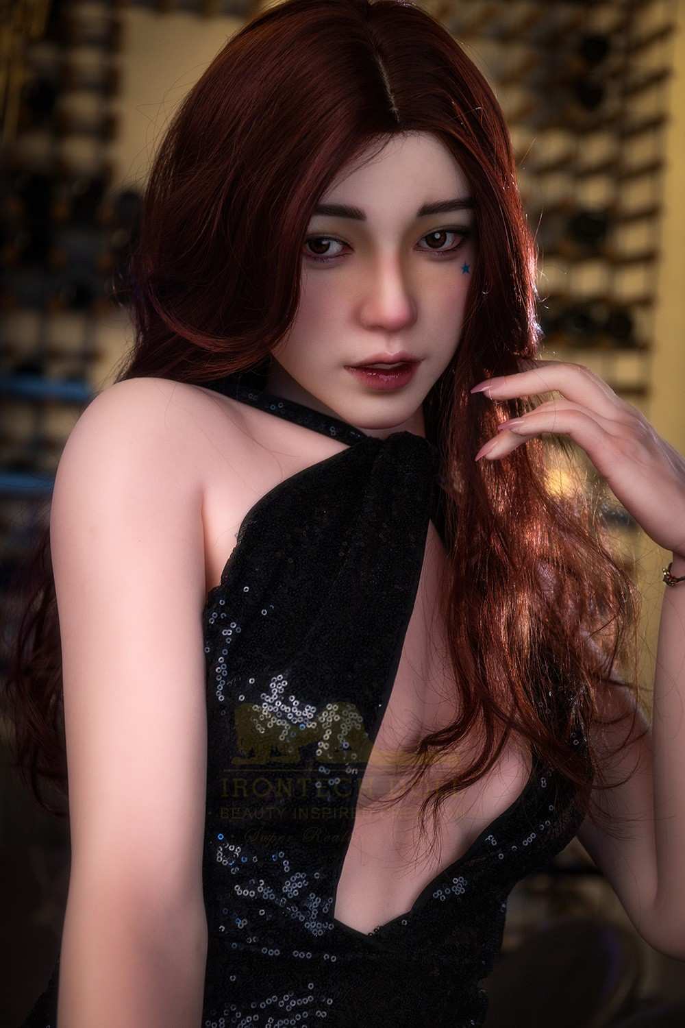 IronTech 163cm (5ft3') Elegant Redhead Silicone Sex Doll Beauty - Lexi