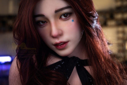 IronTech 163cm (5ft3') Elegant Redhead Silicone Sex Doll Beauty - Lexi