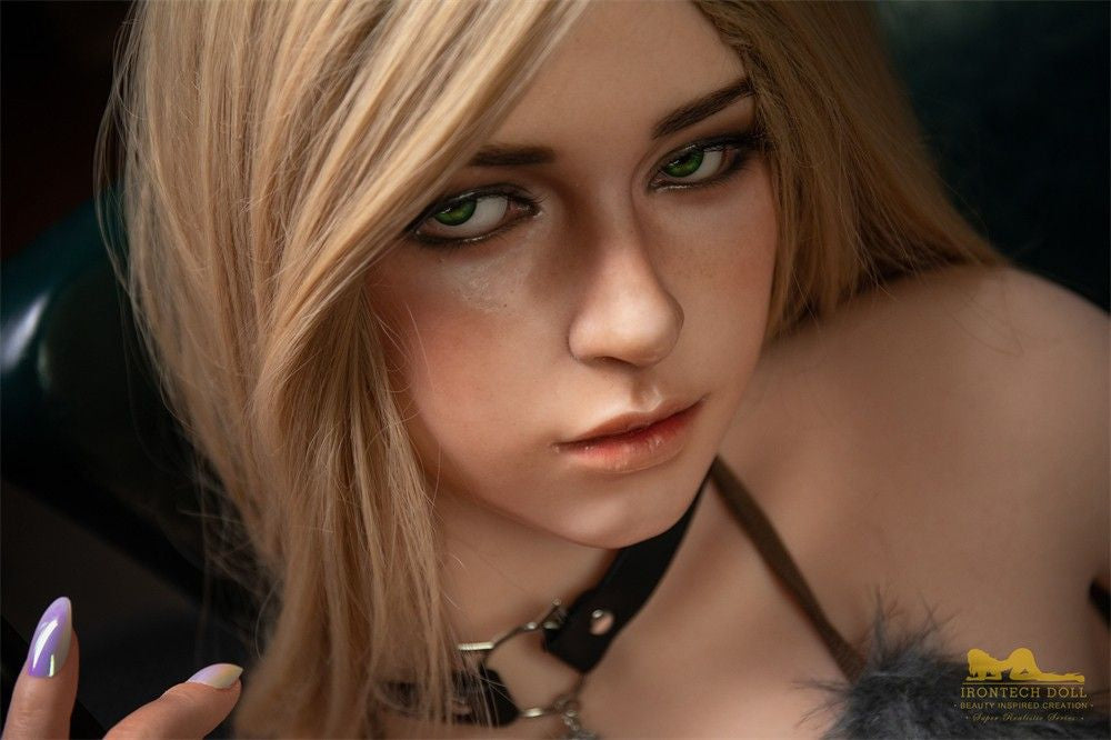 IronTech 163cm (5ft3') Realistic Beauty Lifesize Blonde Silicone Sex Doll - Flora