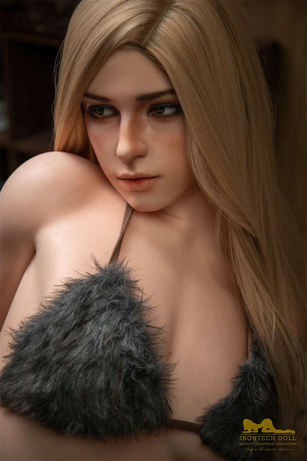IronTech 163cm (5ft3') Realistic Beauty Lifesize Blonde Silicone Sex Doll - Flora