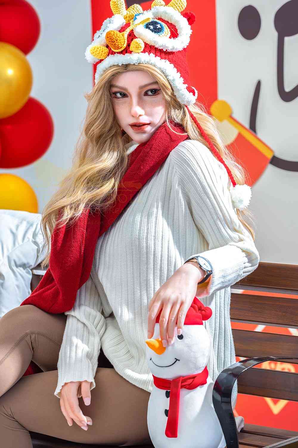 IronTech 163cm (5ft3') Slim Blonde Fantasy Sex Doll - Vivian