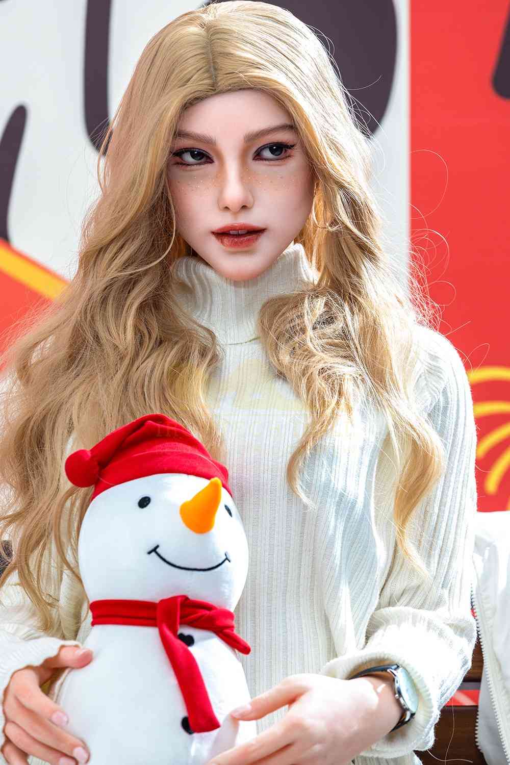 IronTech 163cm (5ft3') Slim Blonde Fantasy Sex Doll - Vivian