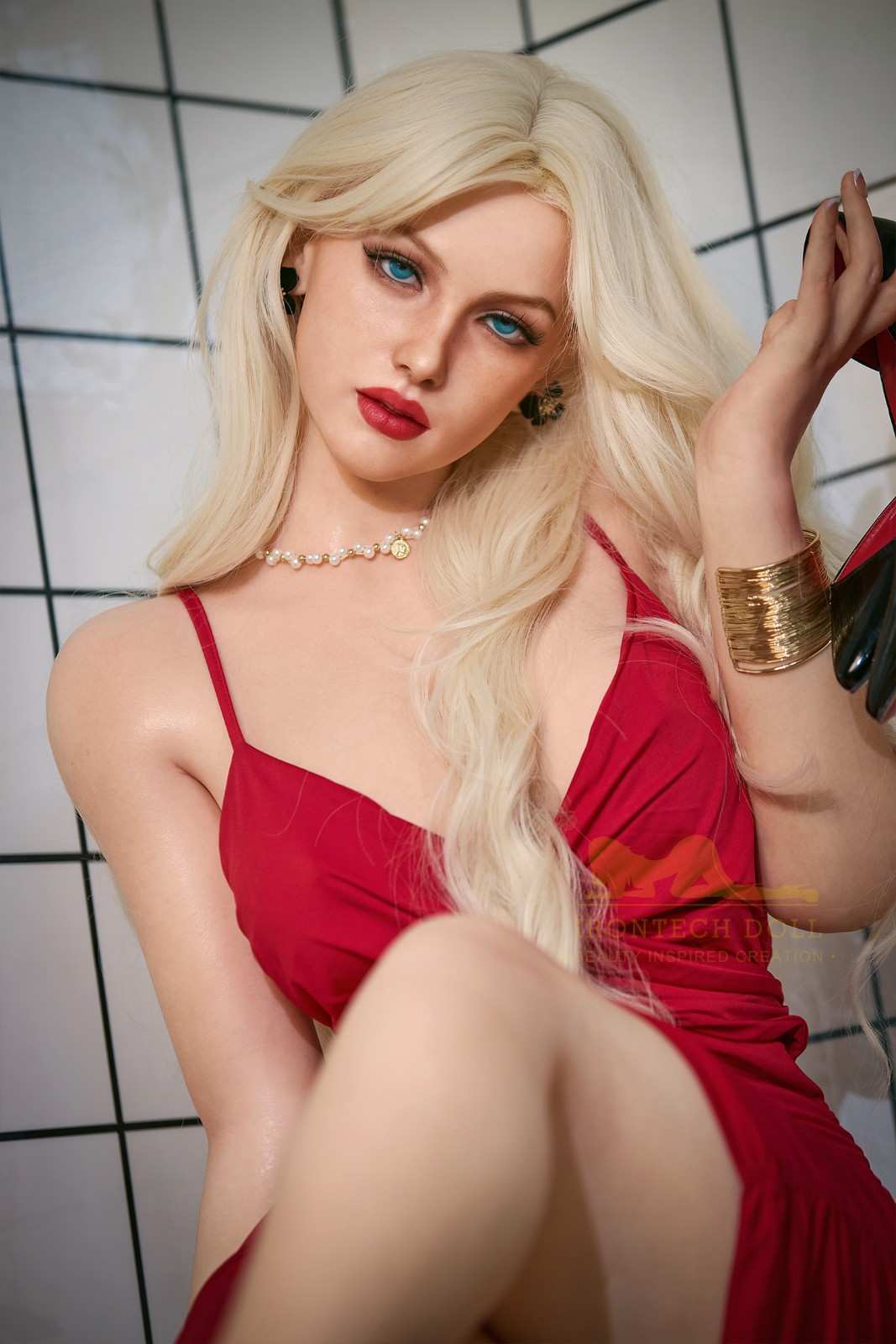 IronTech 164cm (5ft3") Blonde Bombshell Sex Doll - Molly