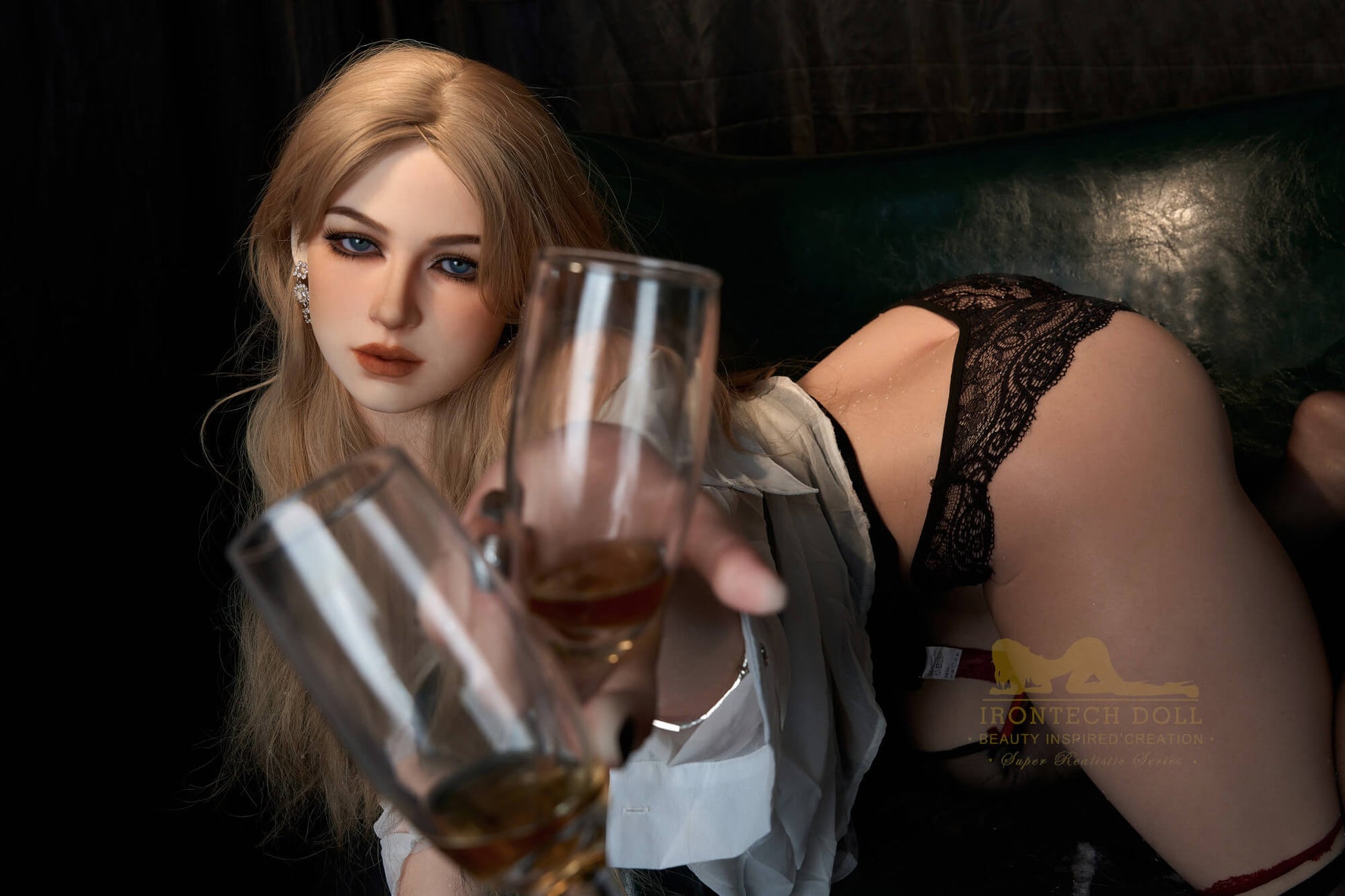 IronTech 164cm (5ft4") Sensual Blonde Silicone Sex Doll - Flora - In Stock | US Only