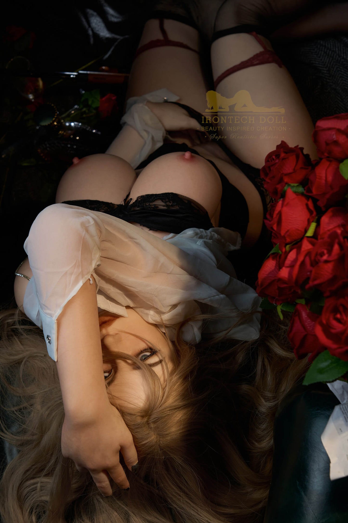 IronTech 164cm (5ft4") Sensual Blonde Silicone Sex Doll - Flora - In Stock | US Only