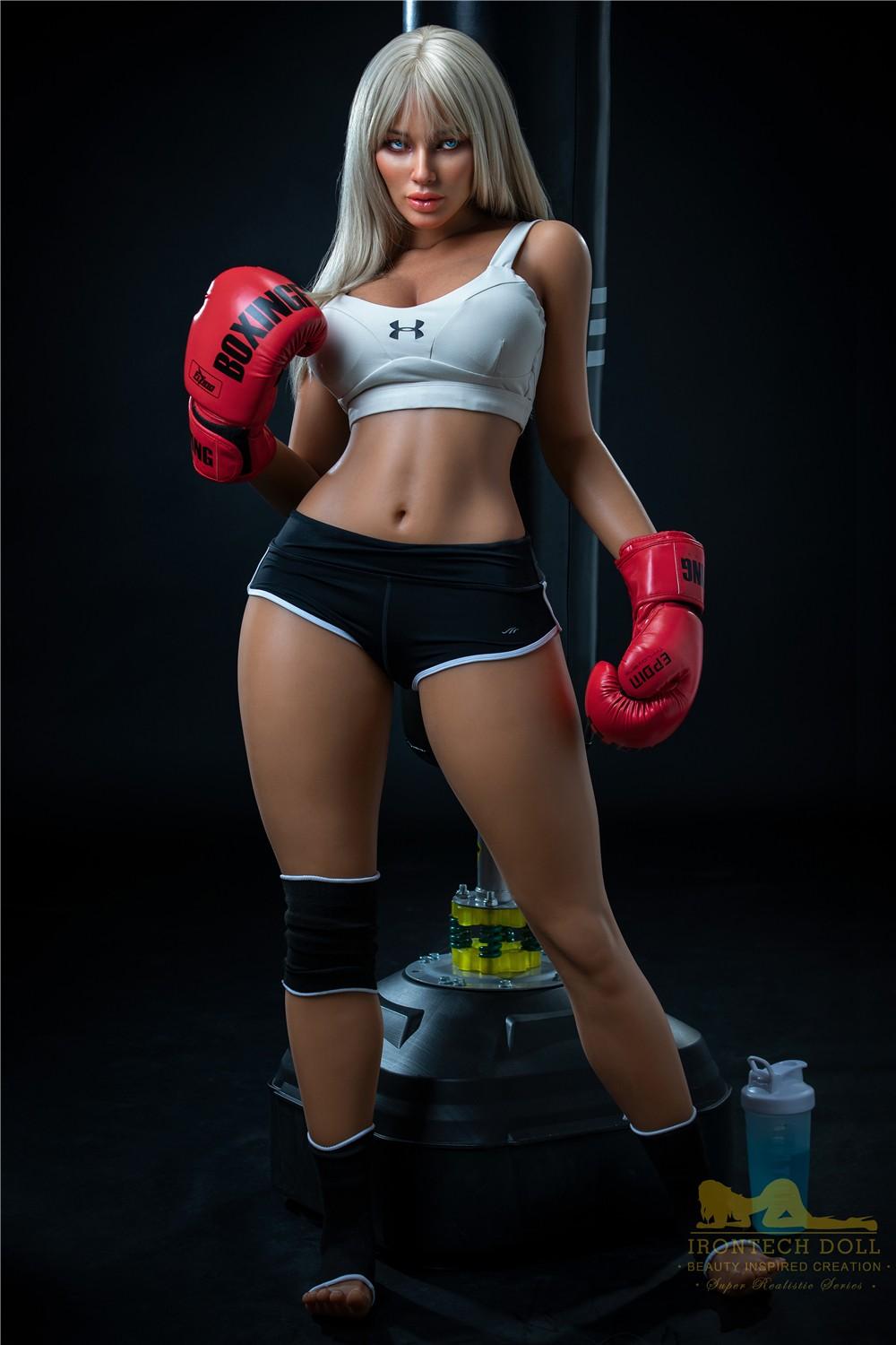 IronTech 164cm (5ft4') Silicone Adult Dolls with Fat Butt - Silver Sprung