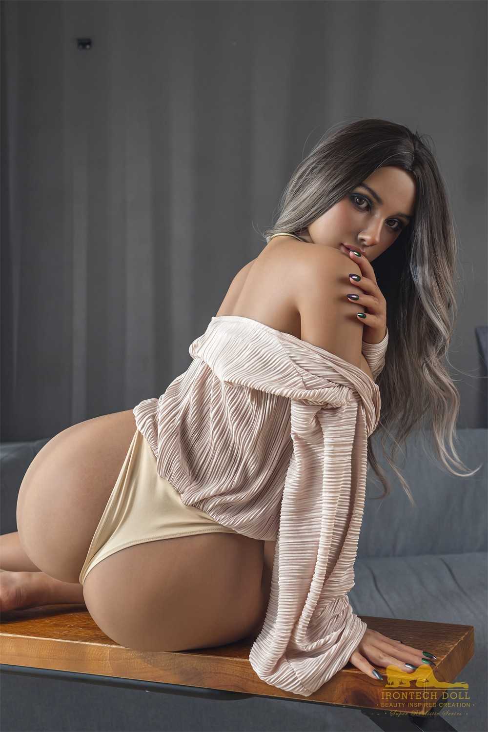 IronTech 164cm (5ft4") Silicone Big Butt Full Size Sex Doll - Hollie