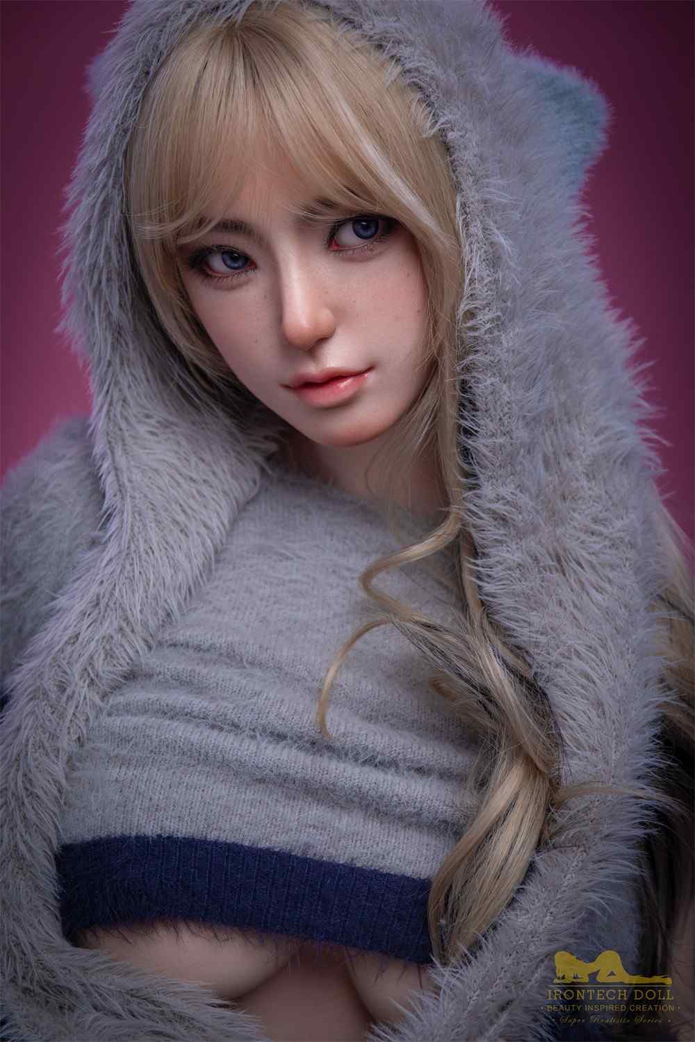 IronTech 164cm (5ft4') Silicone Thick Butt Japanese Sex Dolls - Miku
