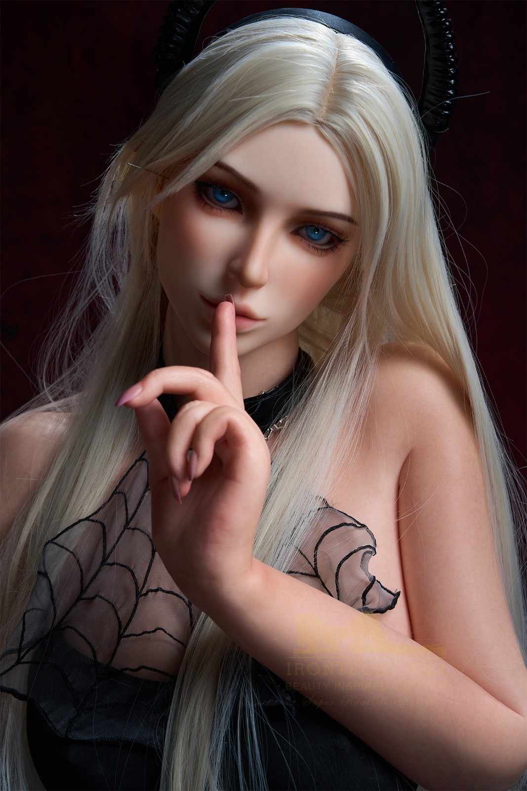 IronTech 164cm Plus (5ft4') Halloween Gothic with Thicc Thighs Full Silicone Sex Doll - Nyx