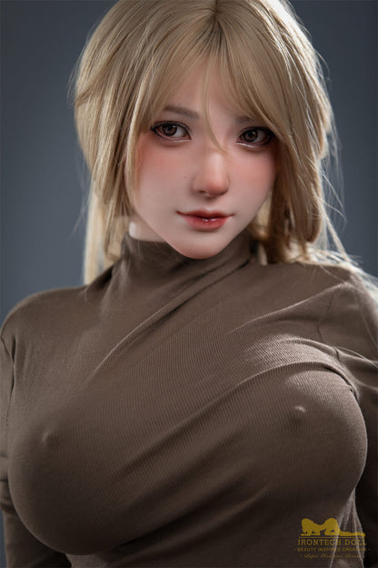 IronTech 165cm (5ft5") Busty Blonde Silicone Sex Doll - Kitty - In Stock | US Only