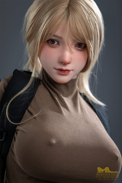 IronTech 165cm (5ft5") Busty Blonde Silicone Sex Doll - Kitty - In Stock | US Only