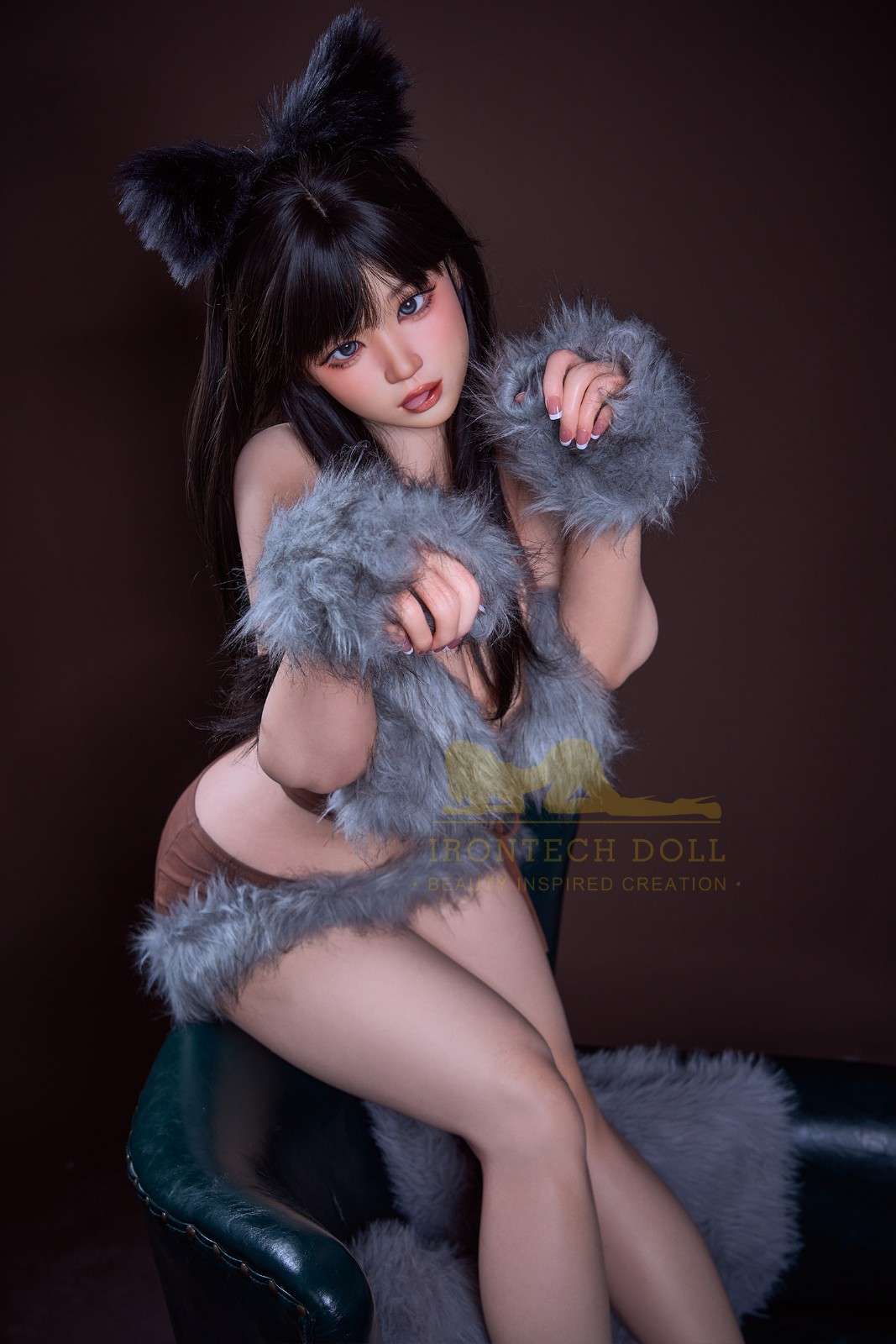 IronTech 165T (5ft5') Sexy Kitty Silicone Sex Doll - Asiana
