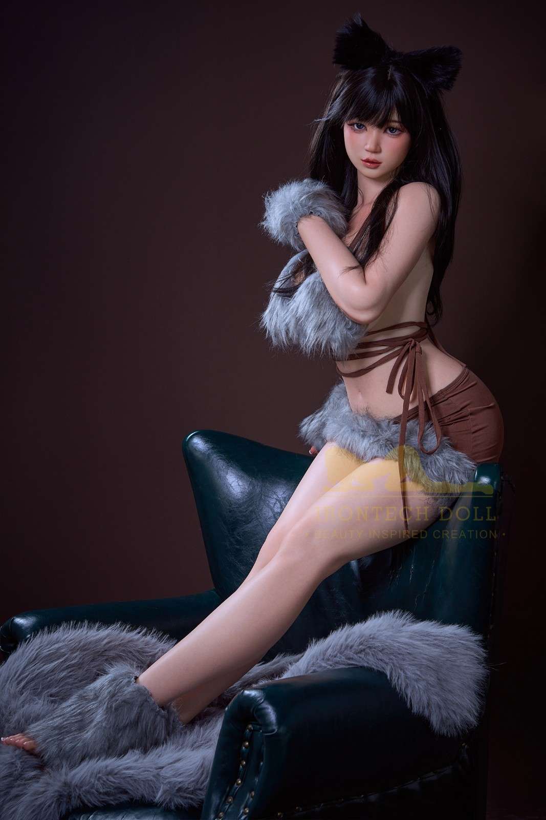 IronTech 165T (5ft5') Sexy Kitty Silicone Sex Doll - Asiana