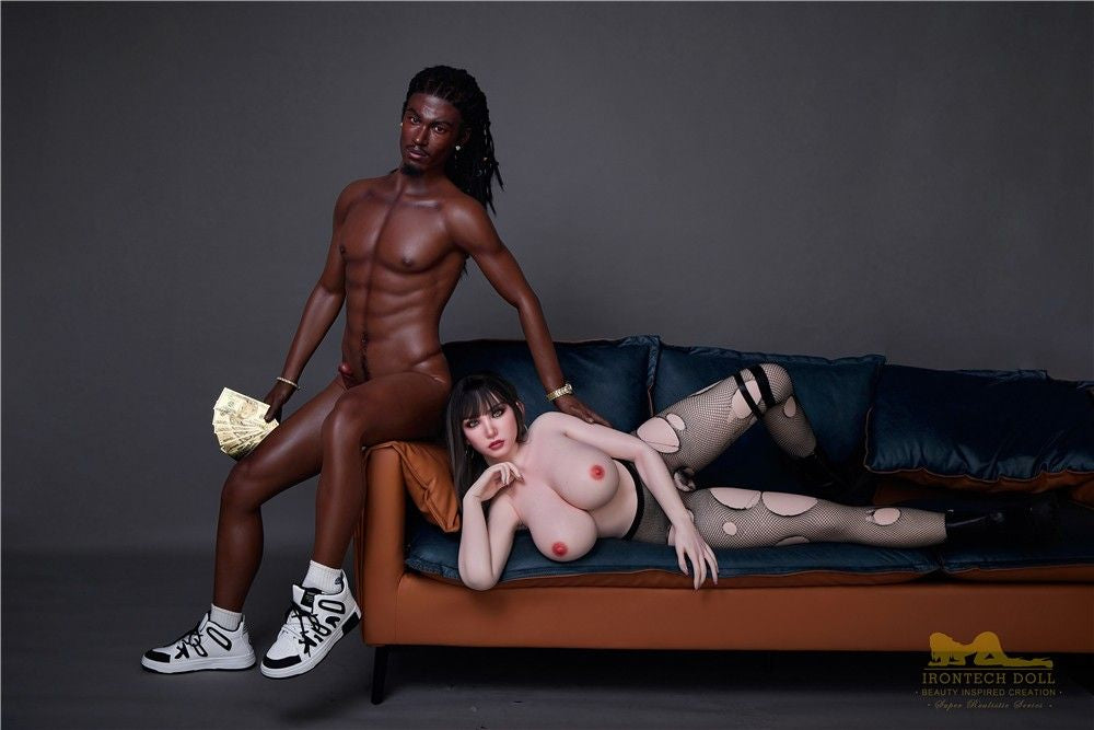 IronTech 170cm (5ft5') Black Male Sex Doll - Realistic Silicone Fantasy - Bill