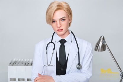 IronTech 170cm (5ft5") British Silicone Male Sex Doll – Golden-Haired Fantasy Doctor - Lucas
