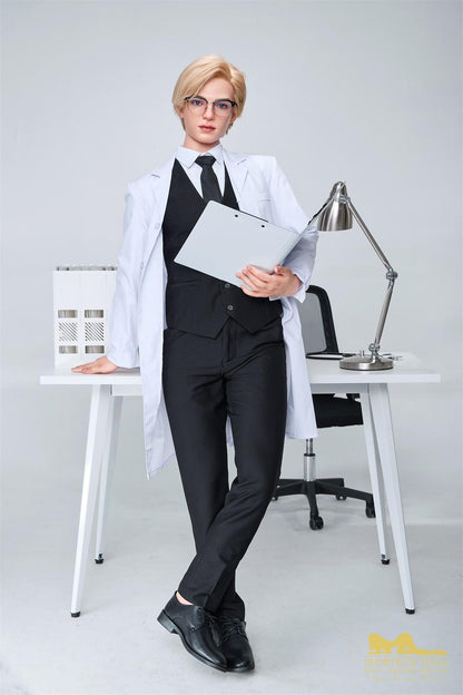 IronTech 170cm (5ft5") British Silicone Male Sex Doll – Golden-Haired Fantasy Doctor - Lucas