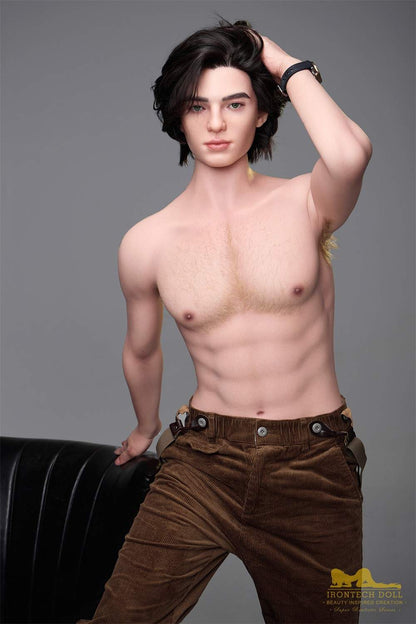IronTech 170cm (5ft5") English Sex Doll – Tender & Lifelike Silicone Male Sex Doll - Lucas