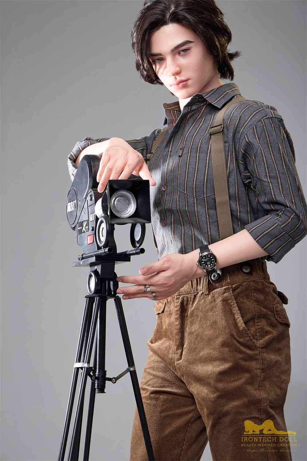 IronTech 170cm (5ft5") English Sex Doll – Tender & Lifelike Silicone Male Sex Doll - Lucas