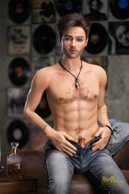 IronTech 170cm (5ft5') Handsome Singer-Style Gentleman Silicone Male Sex Doll - Jack