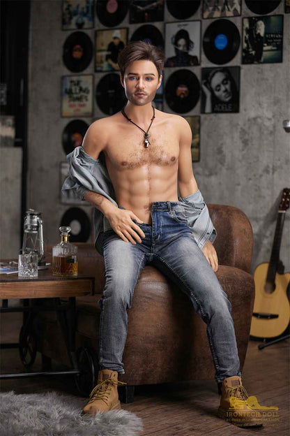 IronTech 170cm (5ft5') Handsome Singer-Style Gentleman Silicone Male Sex Doll - Jack