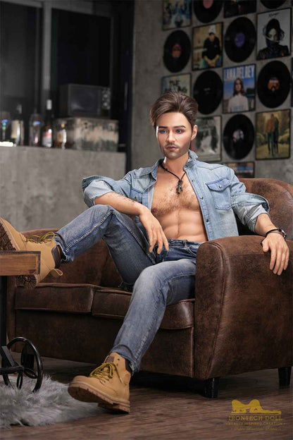 IronTech 170cm (5ft5') Handsome Singer-Style Gentleman Silicone Male Sex Doll - Jack