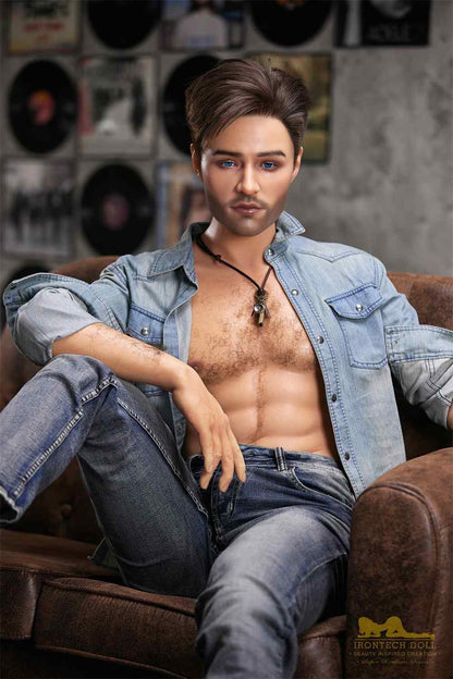 IronTech 170cm (5ft5') Handsome Singer-Style Gentleman Silicone Male Sex Doll - Jack