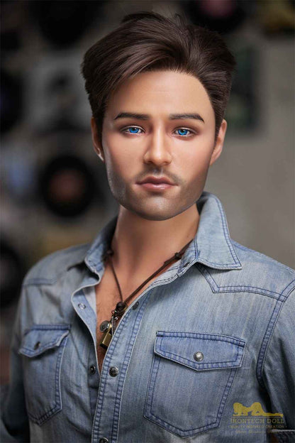 IronTech 170cm (5ft5') Handsome Singer-Style Gentleman Silicone Male Sex Doll - Jack