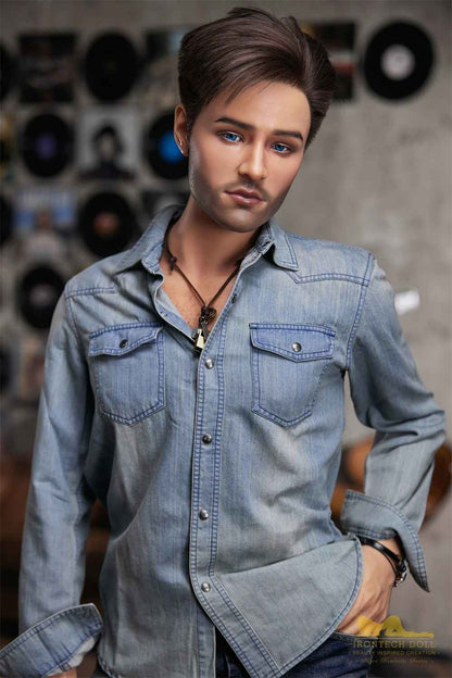 IronTech 170cm (5ft5') Handsome Singer-Style Gentleman Silicone Male Sex Doll - Jack