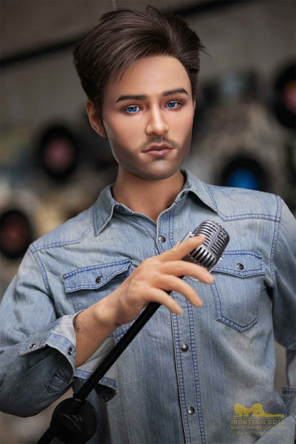 IronTech 170cm (5ft5') Handsome Singer-Style Gentleman Silicone Male Sex Doll - Jack