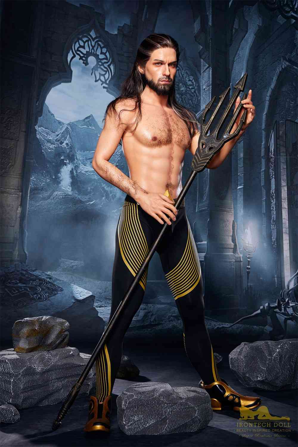 IronTech 170cm (5ft5') Muscular Cosplay Male Sex Doll - Thomas