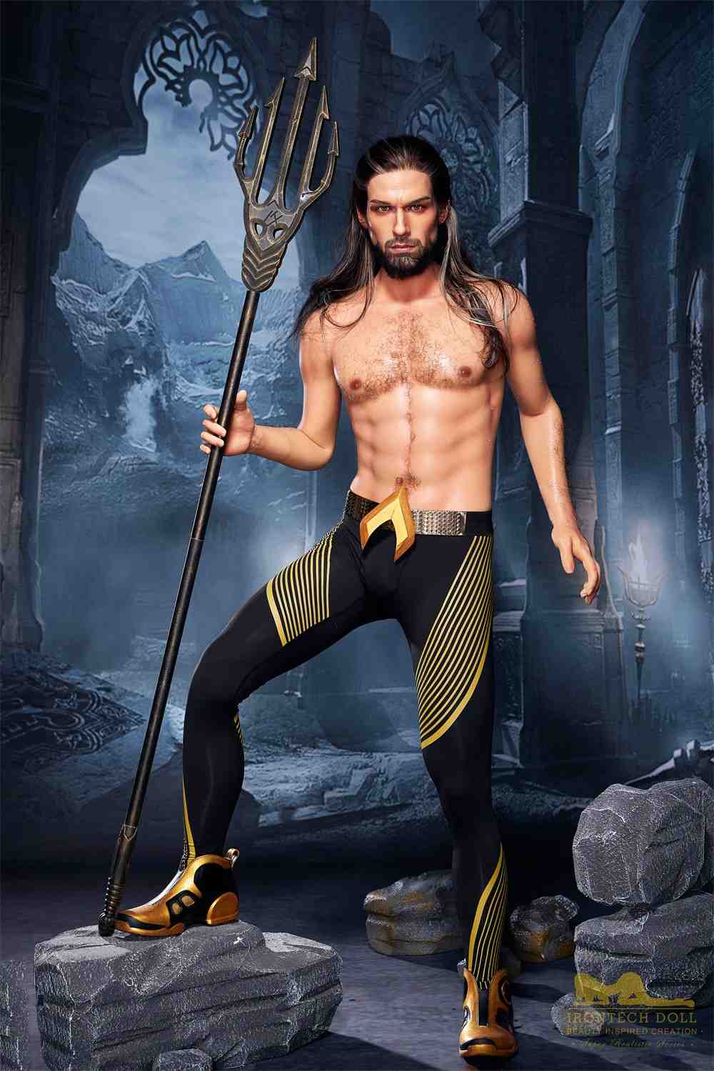 IronTech 170cm (5ft5') Muscular Cosplay Male Sex Doll - Thomas