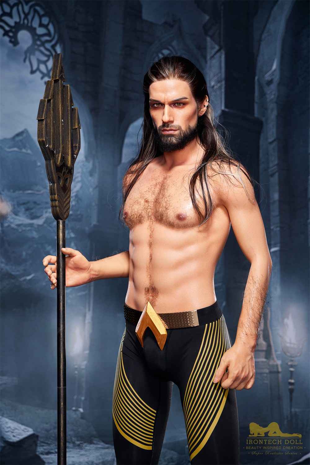IronTech 170cm (5ft5') Muscular Cosplay Male Sex Doll - Thomas