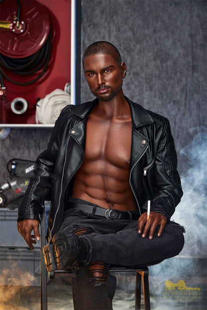 IronTech 170cm (5ft5') Realistic & Black Silicone Male Sex Doll - Kevin
