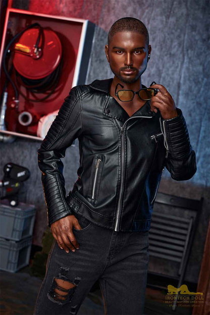IronTech 170cm (5ft5') Realistic & Black Silicone Male Sex Doll - Kevin