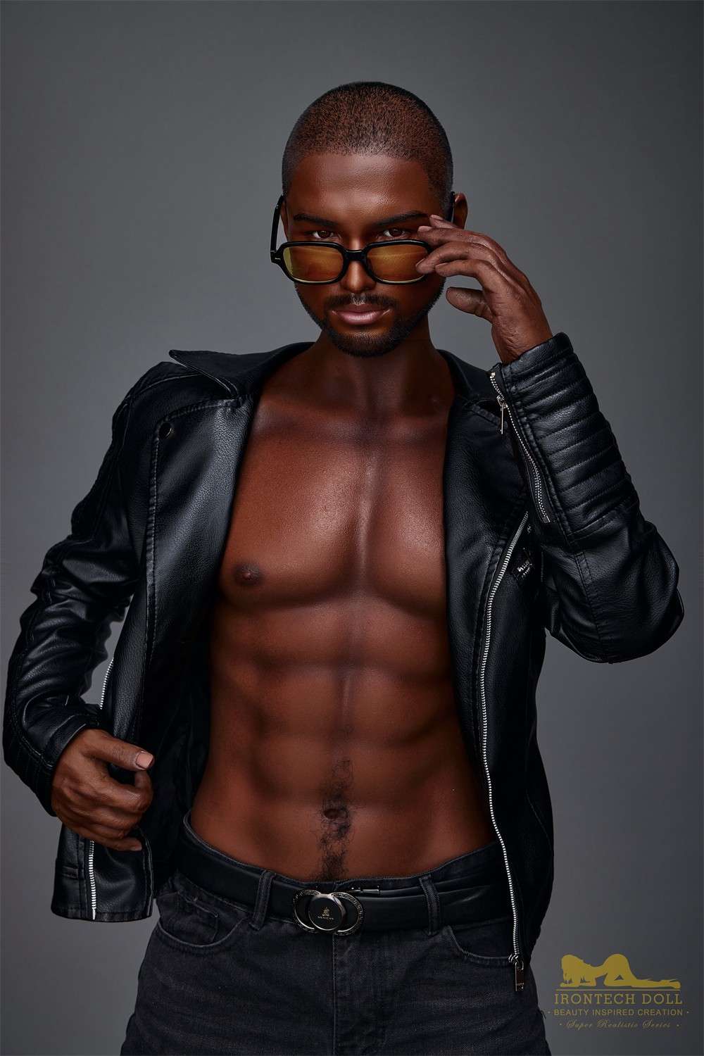 IronTech 170cm (5ft5') Realistic & Black Silicone Male Sex Doll - Kevin