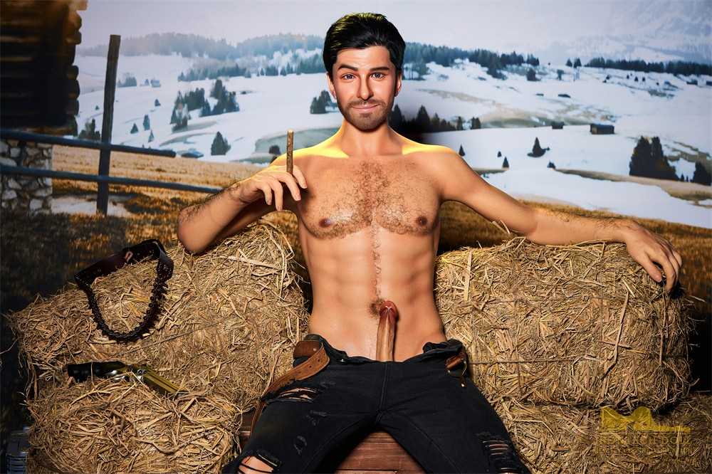 IronTech 170cm (5ft5') Sensual Cowboy Realistic Silicone Male Sex Doll - Allen