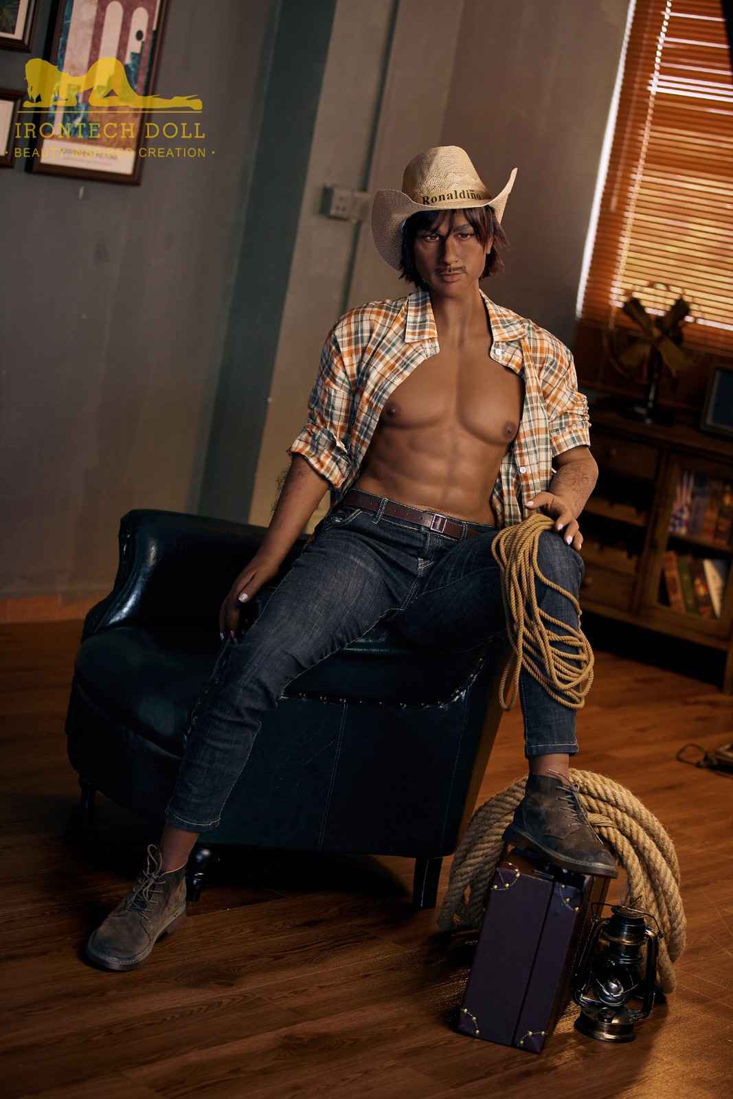 IronTech 175cm (5ft9') Country Boy Male Sex Doll - Lean