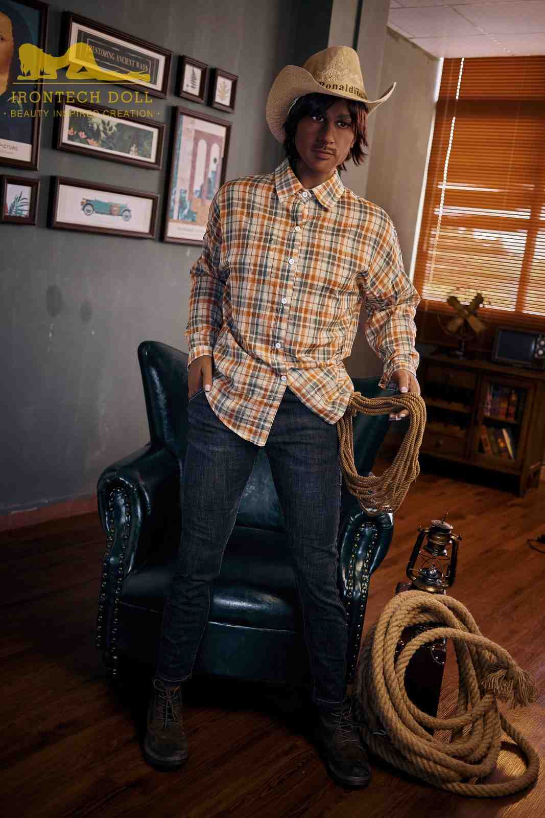 IronTech 175cm (5ft9') Country Boy Male Sex Doll - Lean