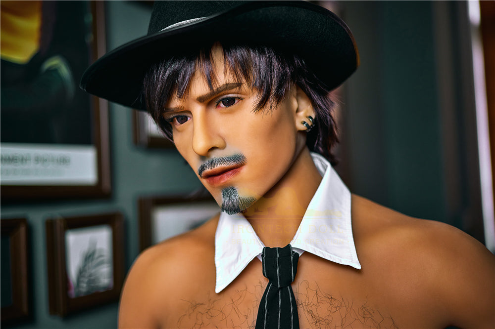 175cm (5ft9') Sexy Bartender Male Sex Doll - Khieno, IronTech, , SRSD