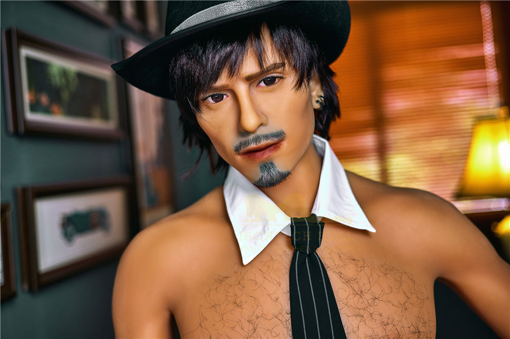 175cm (5ft9') Sexy Bartender Male Sex Doll - Khieno, IronTech, , SRSD