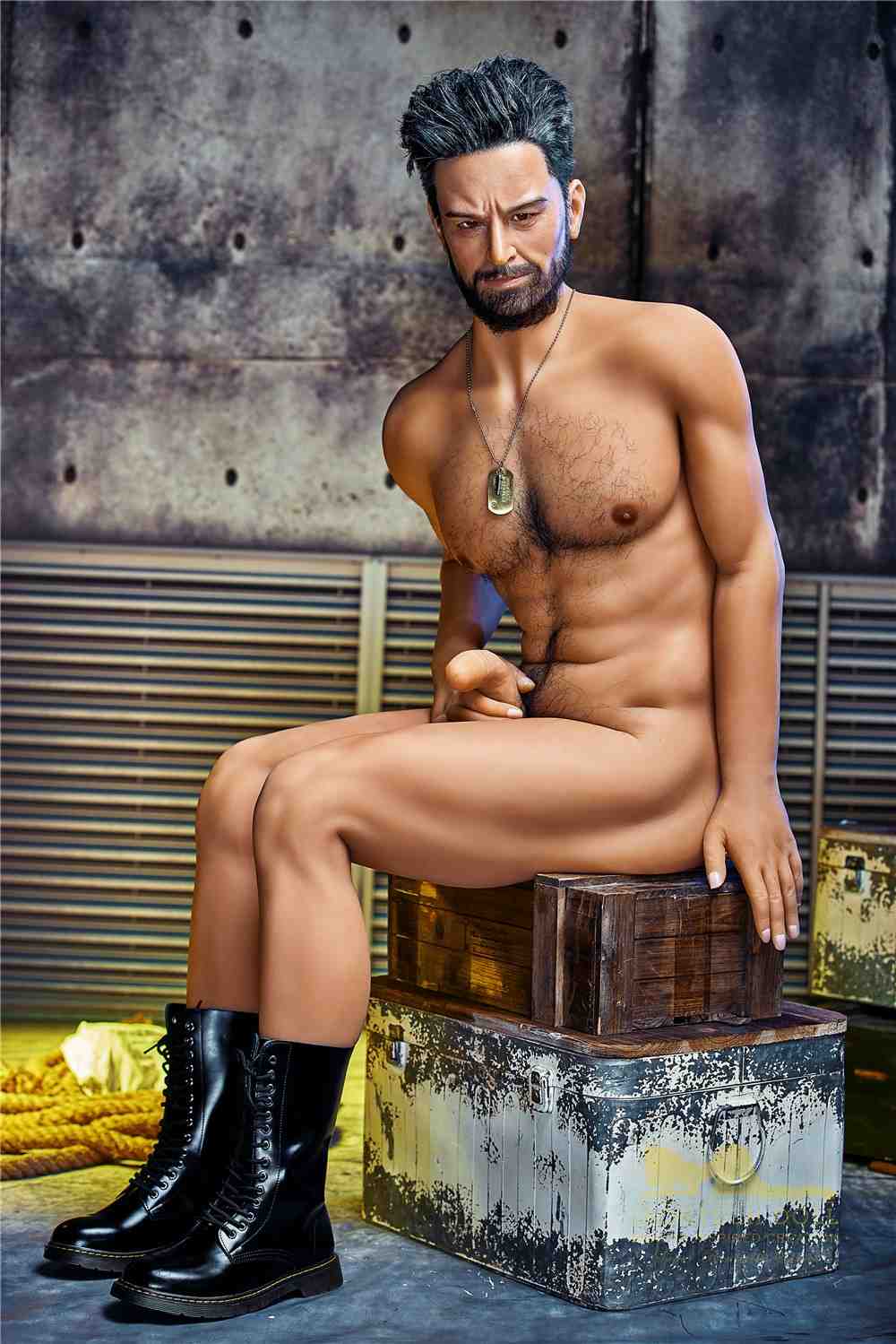 IronTech 175cm (5ft9') Sexy Matured Male with Silicone Head Doll Model - Robert