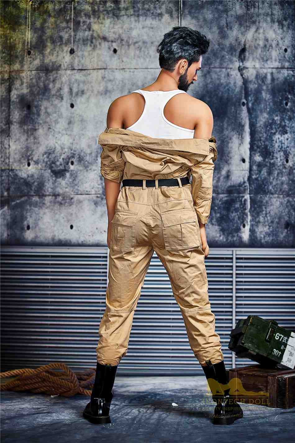 IronTech 175cm (5ft9') Sexy Matured Male with Silicone Head Doll Model - Robert