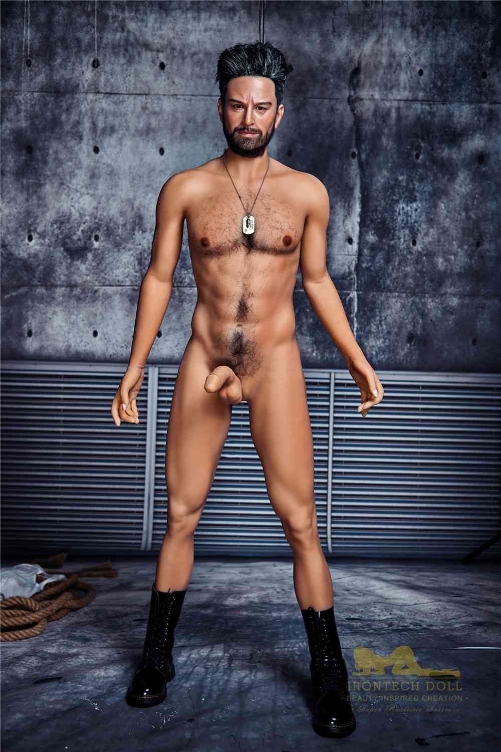 IronTech 175cm (5ft9') Sexy Matured Male with Silicone Head Doll Model - Robert