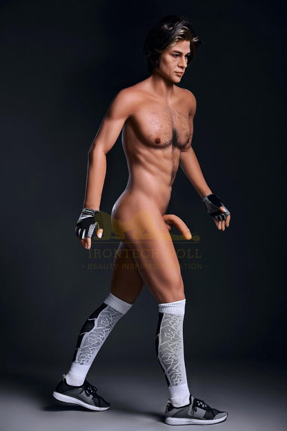 IronTech 175cm (5ft9') Sexy Soccer Super Star Hottie Male Sex Doll - Seymour