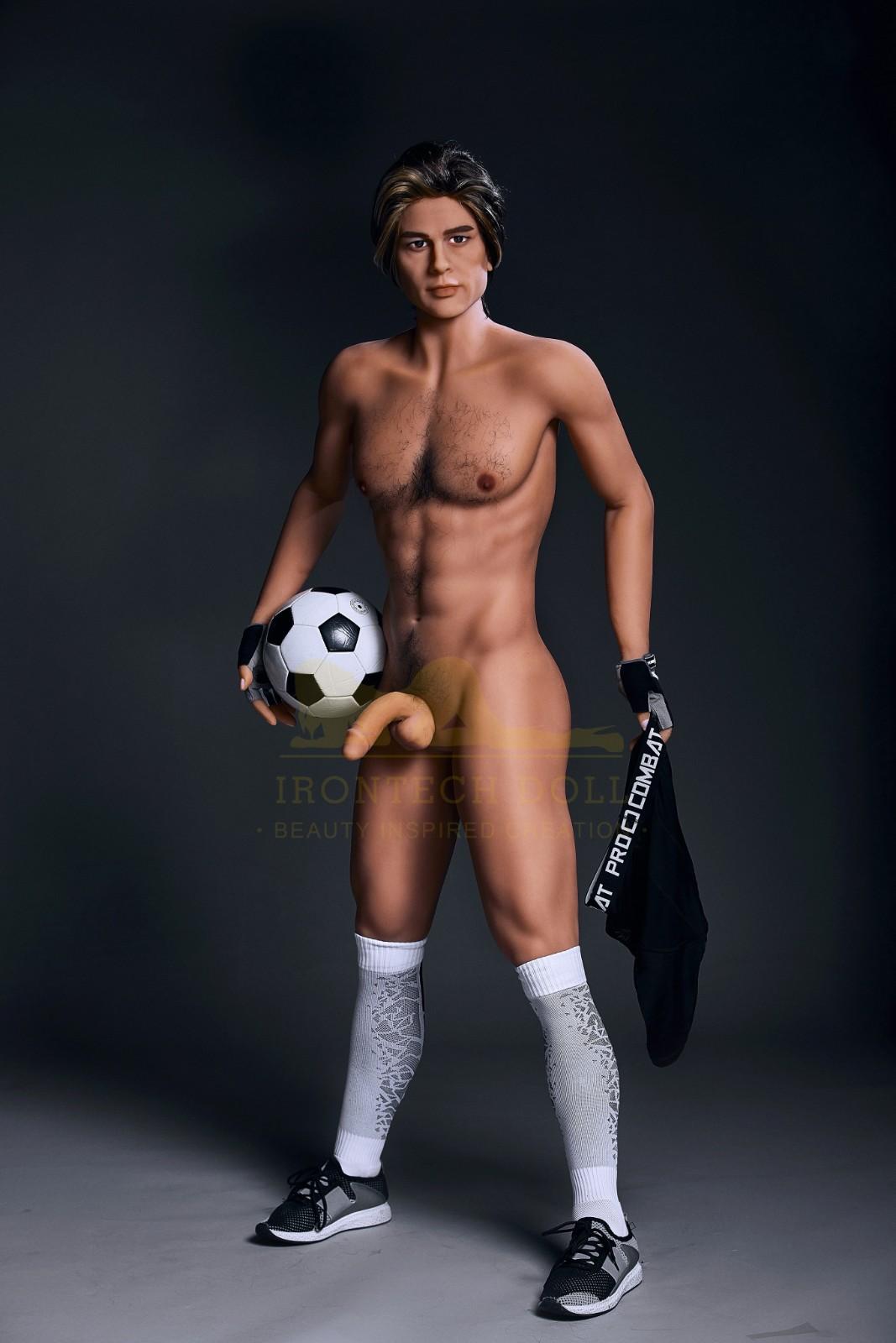IronTech 175cm (5ft9') Sexy Soccer Super Star Hottie Male Sex Doll - Seymour