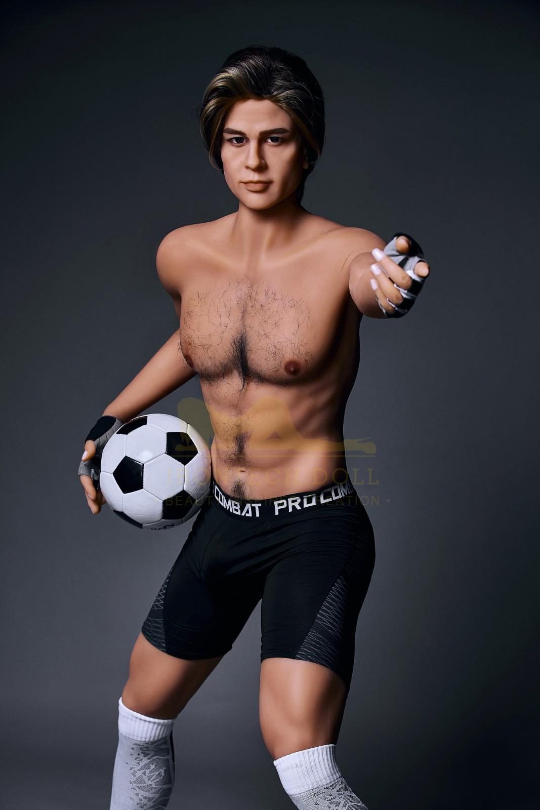 IronTech 175cm (5ft9') Sexy Soccer Super Star Hottie Male Sex Doll - Seymour